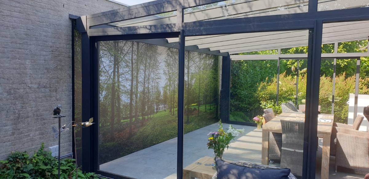 Outdoor textielframe