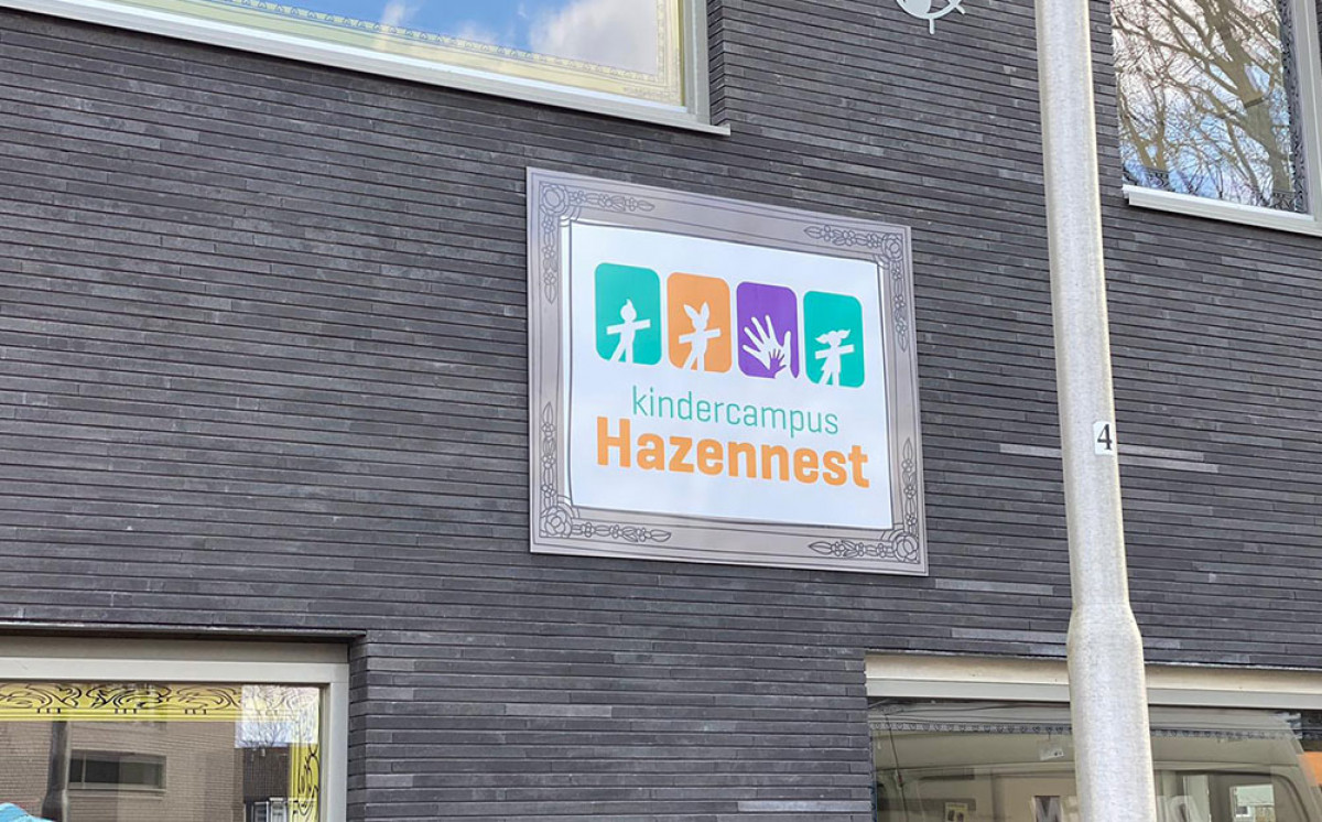 Totaalproject met gevelborden kinderdagverblijf