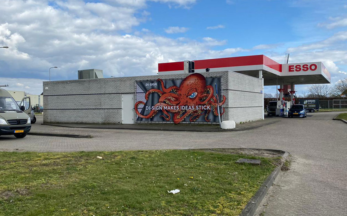 Spandoekframe octopus